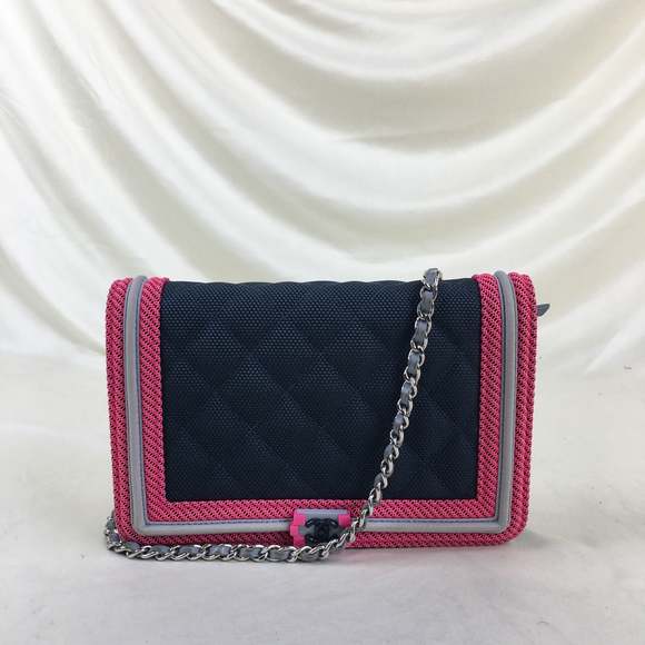 CHANEL Handbags - Chanel Tricolor Sport Line Flap Wallet On Chain Sku# 62759